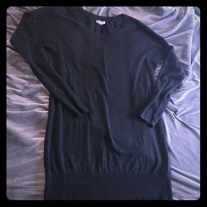 OLD NAVY. Cozy charcoal gray tunic sweater.